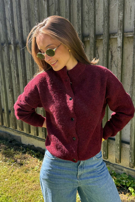 AlphaGZ short cardigan Red