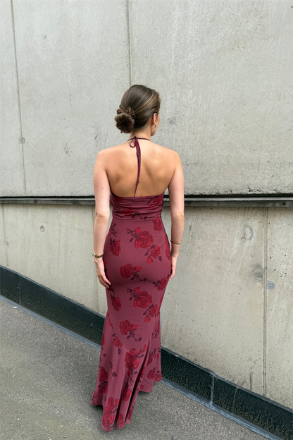 Rozzano Maxi dress Burnt Sienna