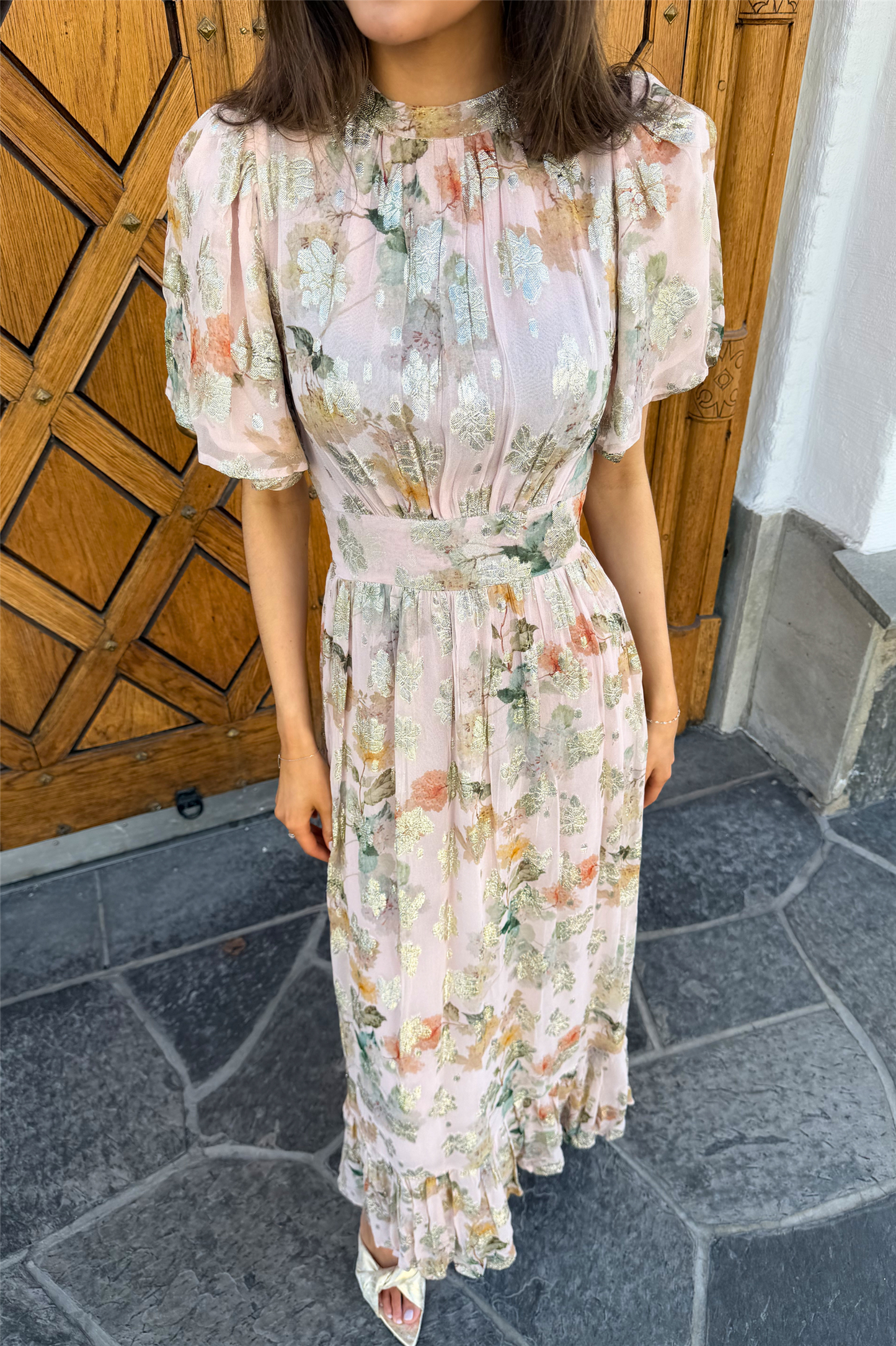 Heena Dress Shimmering Garden
