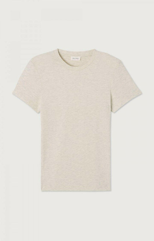 YPAWOOD T-SHIRT MC COL ROND Heather Grey Grisch.