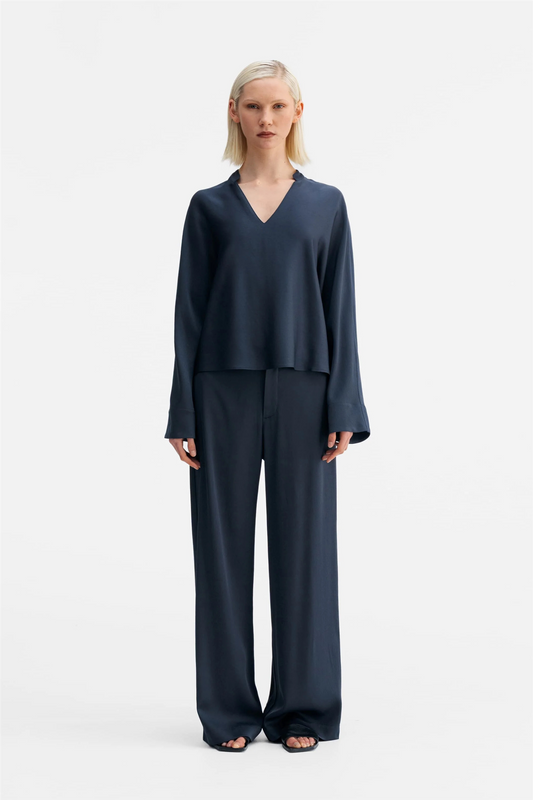 Mila Trousers Blue Grey