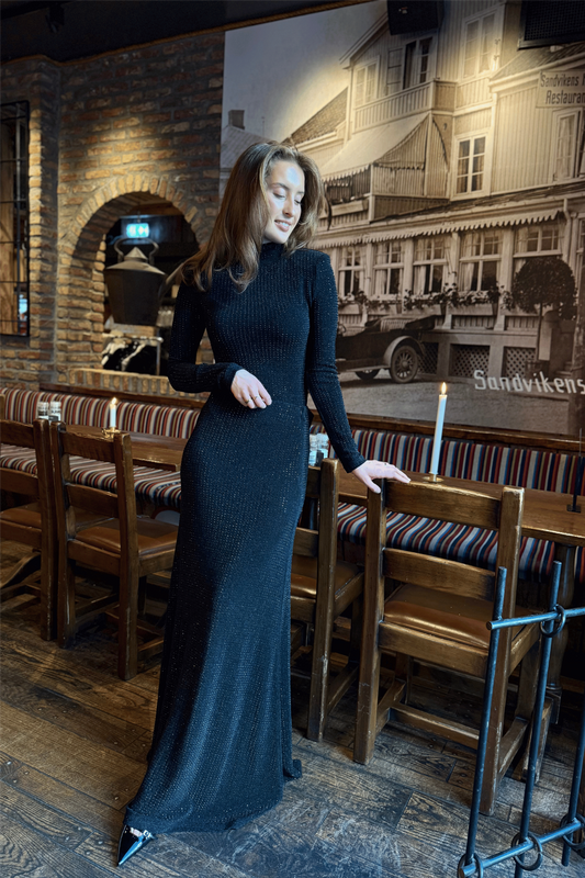 LUXE SEQUIN SKIRT Black