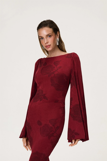 Rennes dress Burnt Sienna
