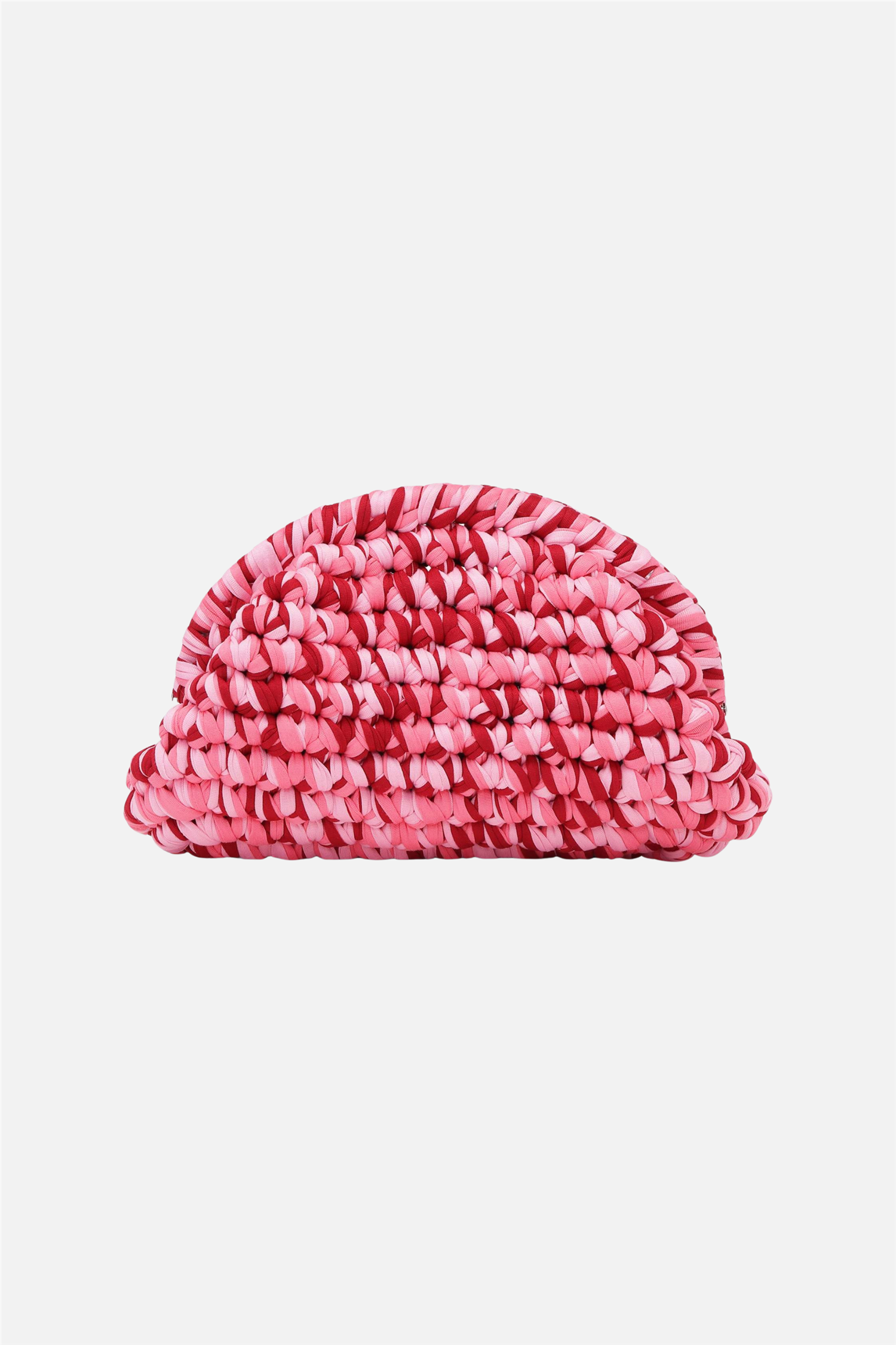 Handcrafted Cotton Clutch Pink Mix.
