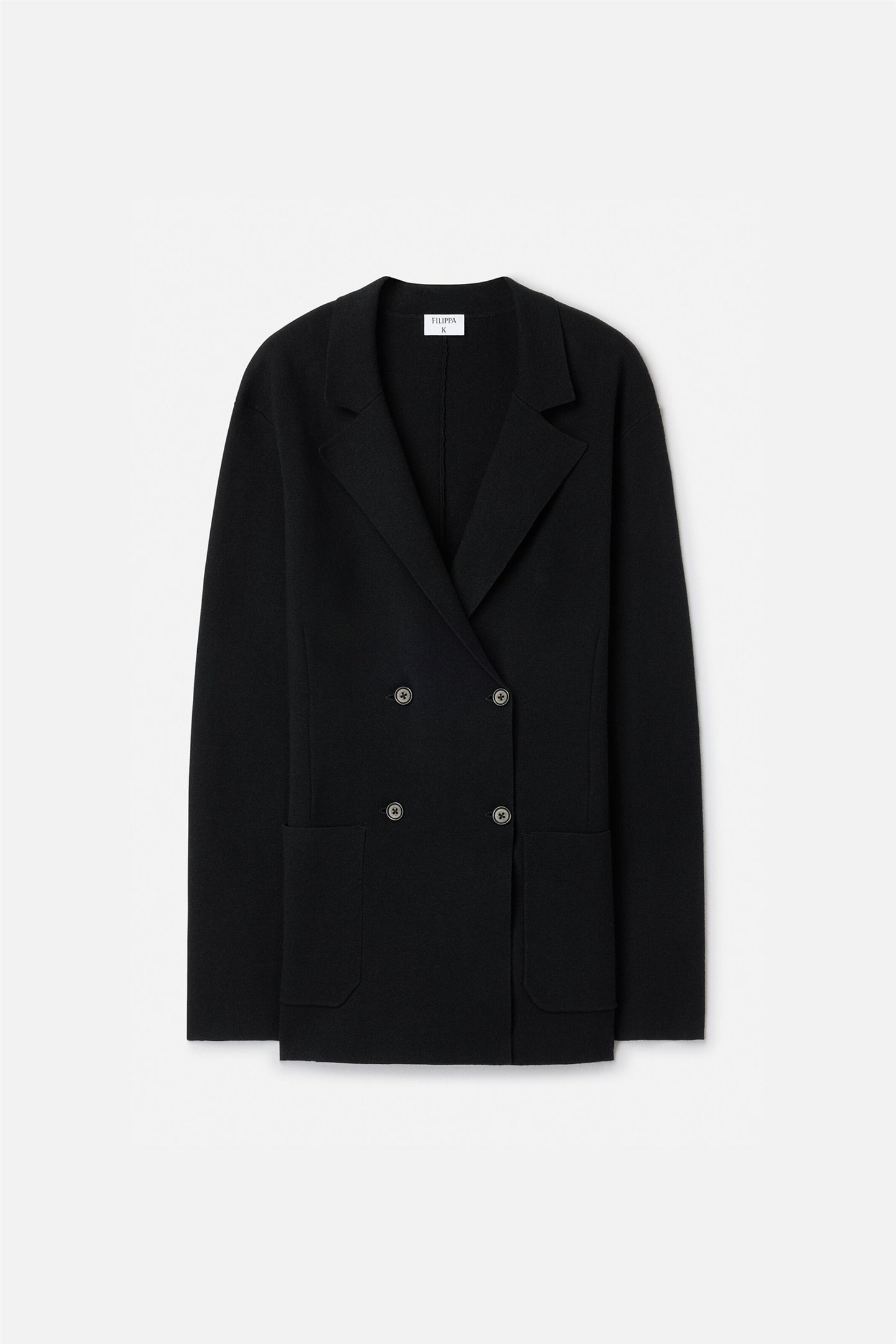 Milano Knit Blazer Black