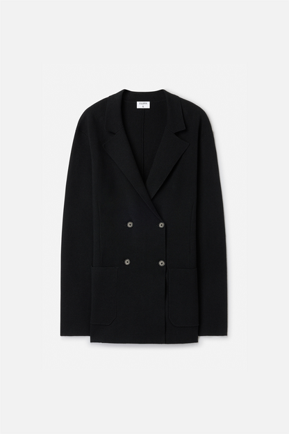 Milano Knit Blazer Black
