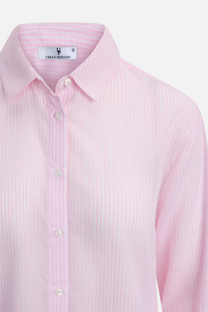 Aja Shirt Pink Stripes.