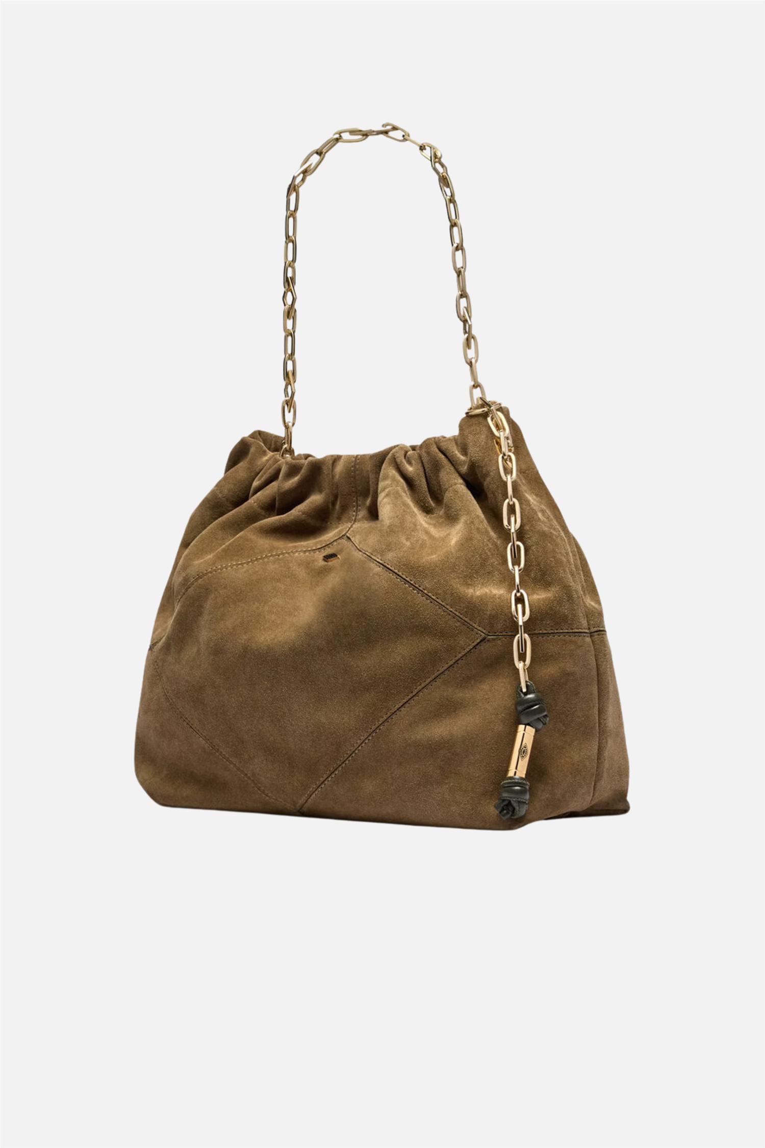 Bag M Suede June Tote Kaki.
