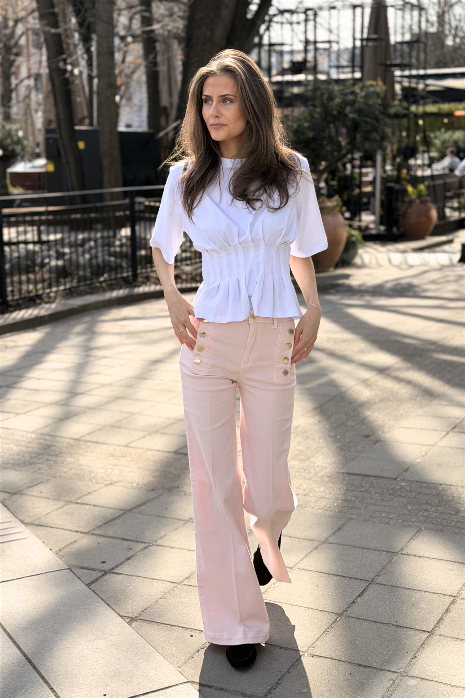 Giudith Jeans Rosa Pallido.