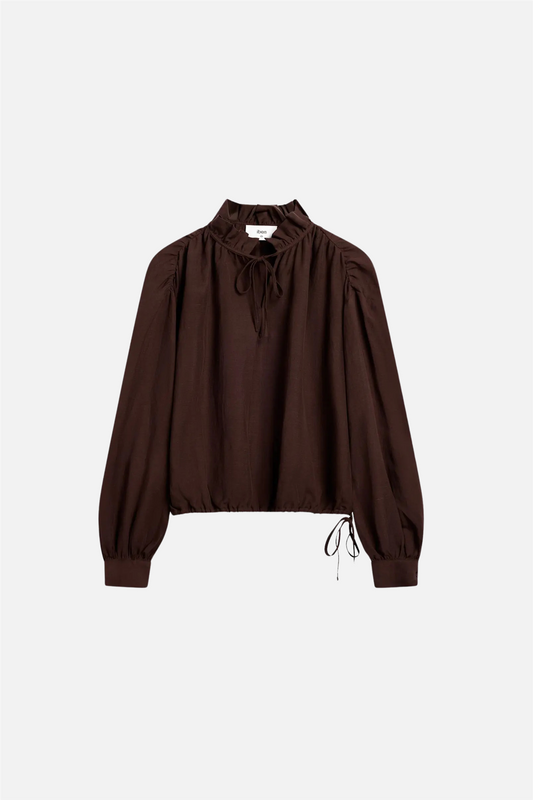 Brooke Blouse Cocoa Brown.