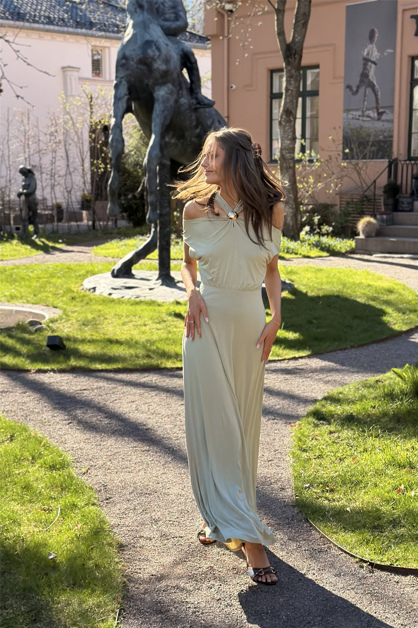 Capri Dress Green