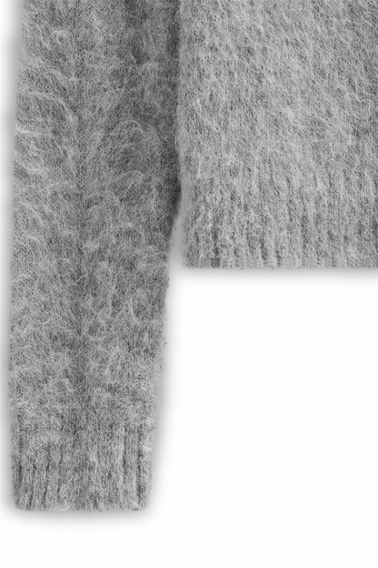 IBEN MONTY SWEATER Grey Melange.