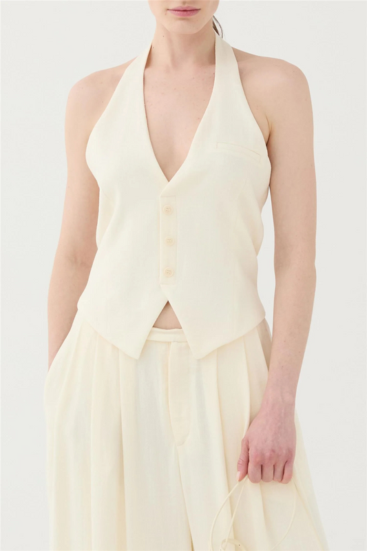 Halterneck Top Panna