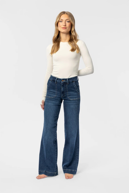 The MONA Jean Dark Vintage Blue