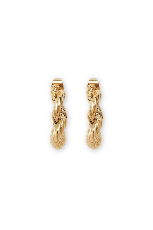 Baby Rope Earring Gold