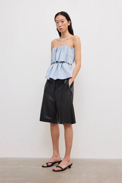 Sculpted Tube Top Dove Blue