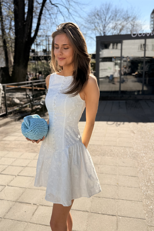 Sevilla Dress White Embroidery