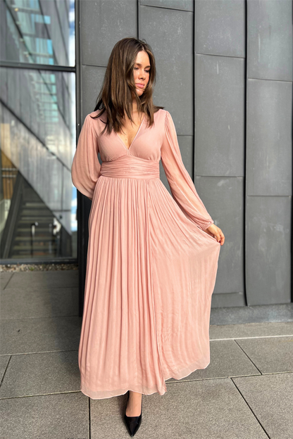 Riviera Dress Dusty Pink