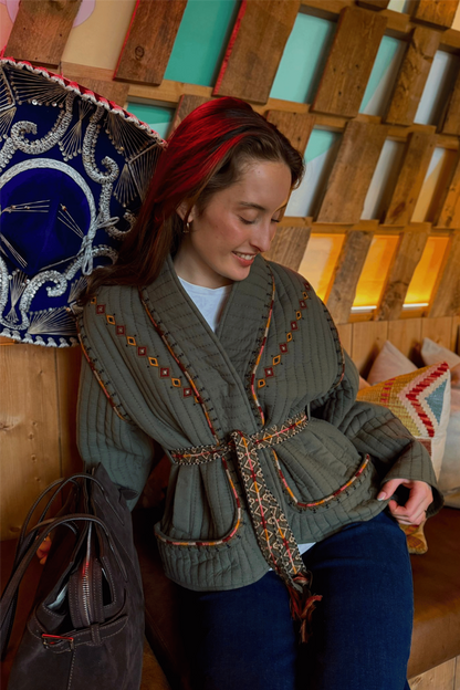 Veste Cocoon Kaki