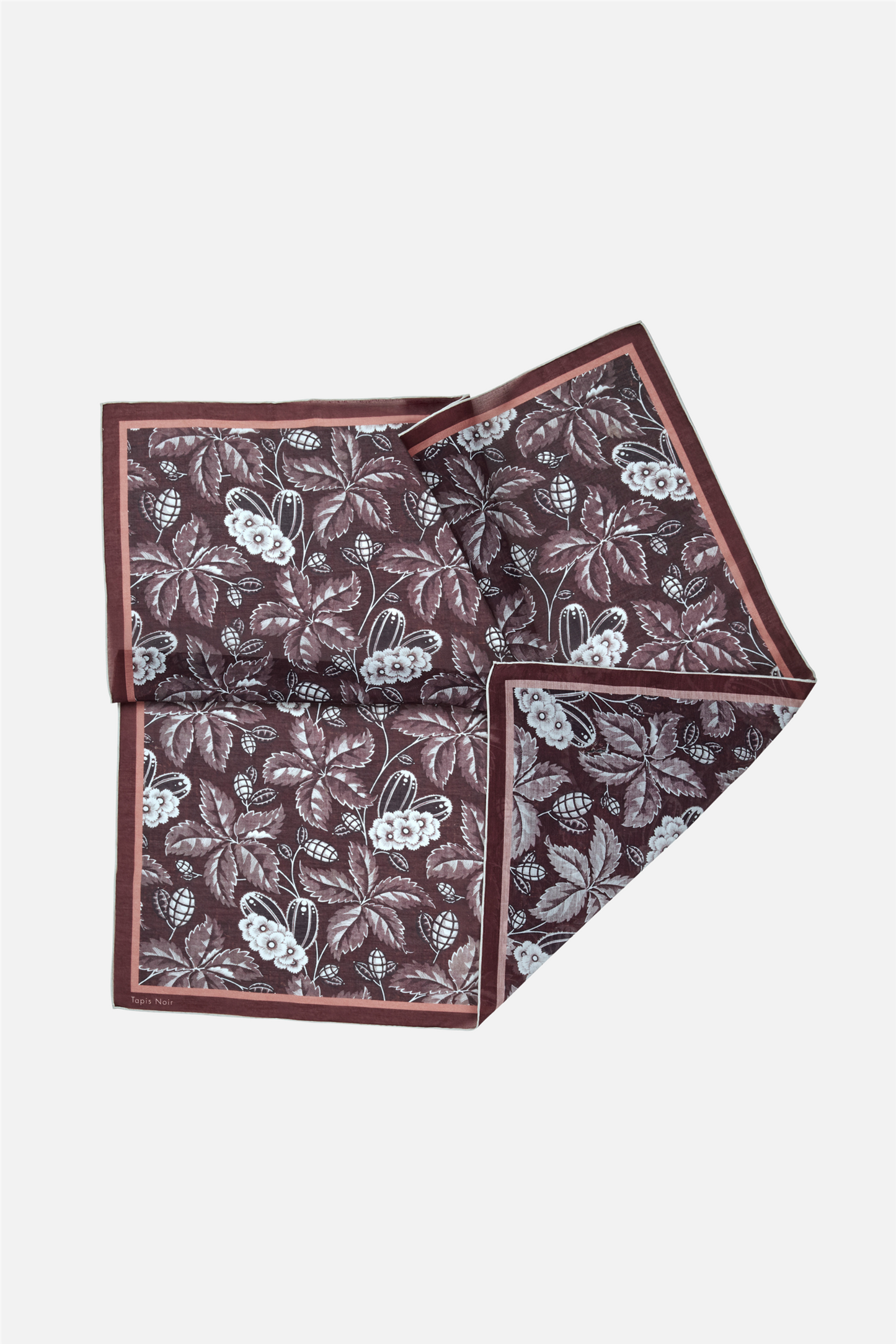 Light Bordeaux Bloom Scarf Bordeaux