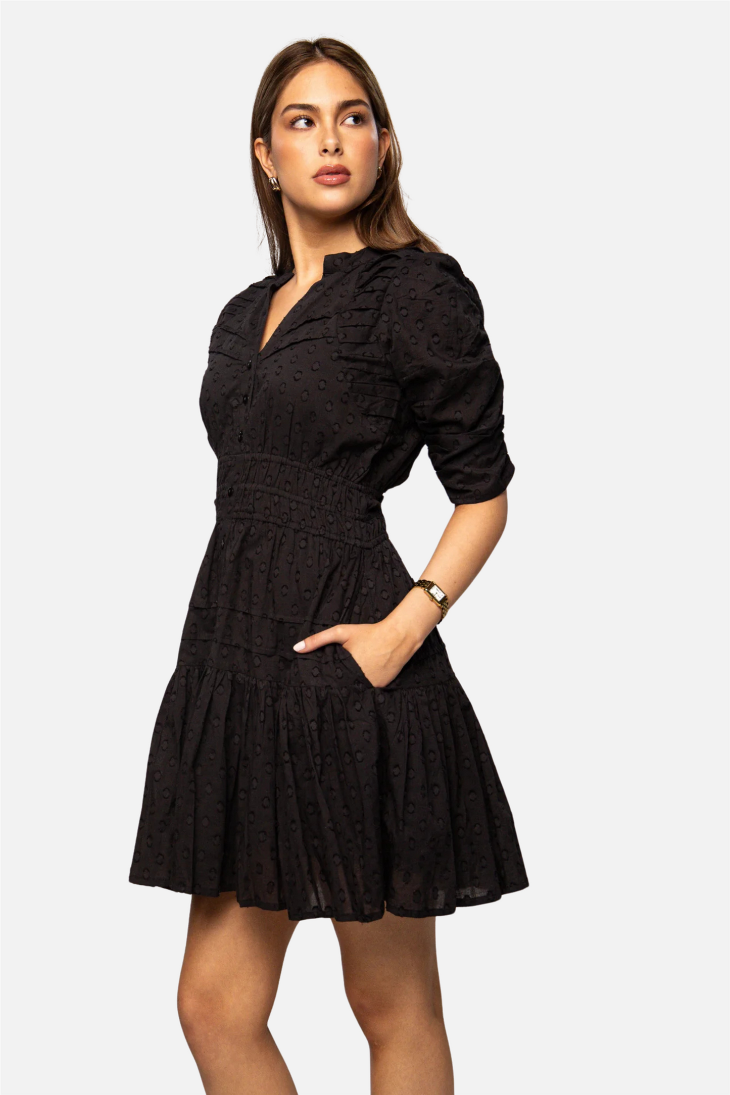 Fabienne Mini Dress Soil