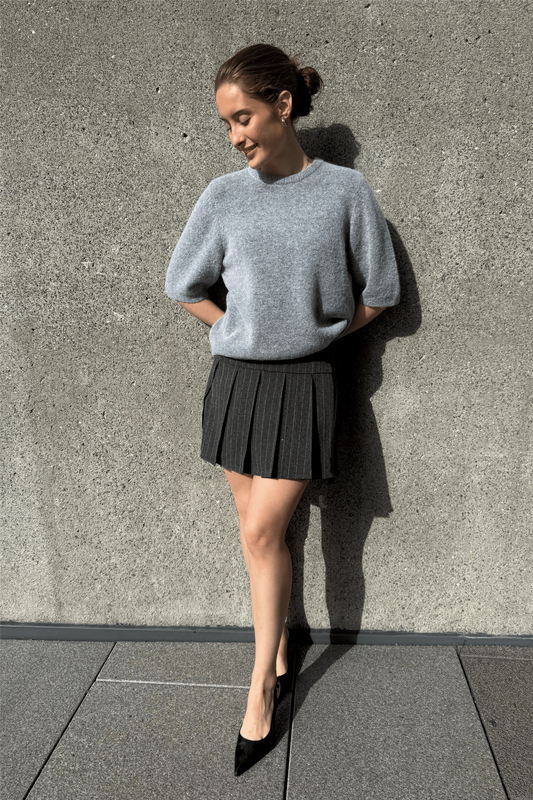 Lilimycras Skirt Rhinestone Grey