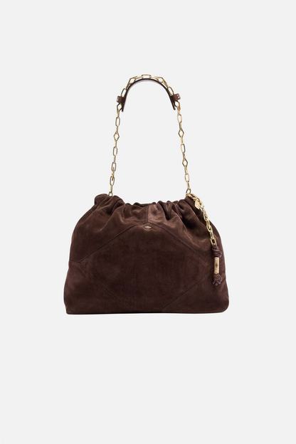 Bag M Suede June Tote Choco