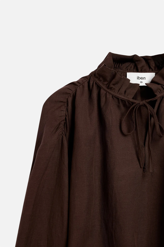 Brooke Blouse Cocoa Brown.