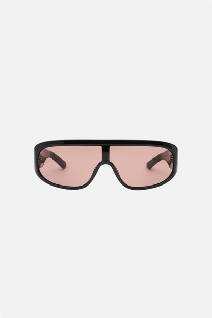 Rio Oversized Aviator Black/Brown