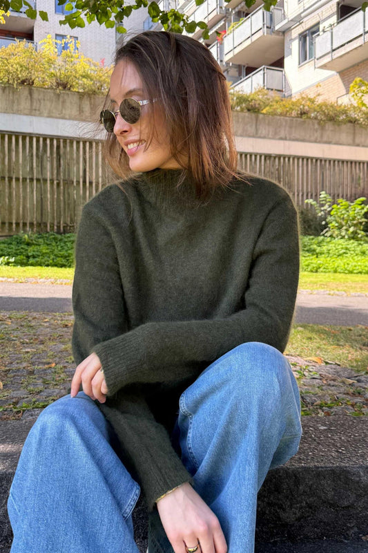Jade Sweater Army Mélange