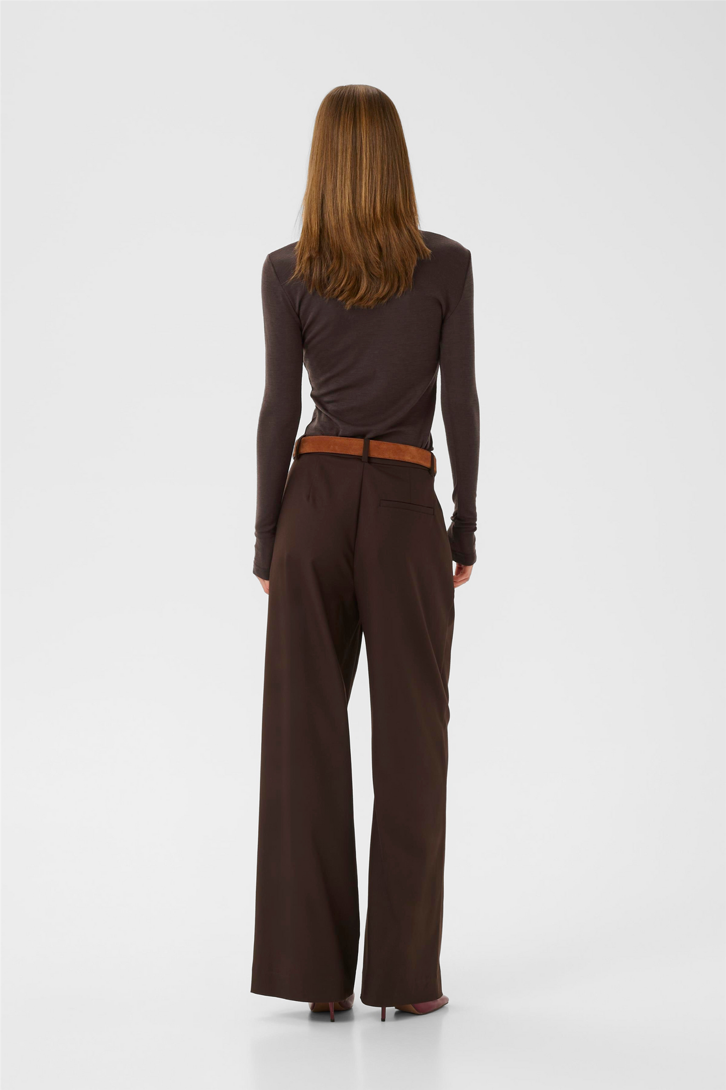 GZninia wool rollneck Chocolate Torte.