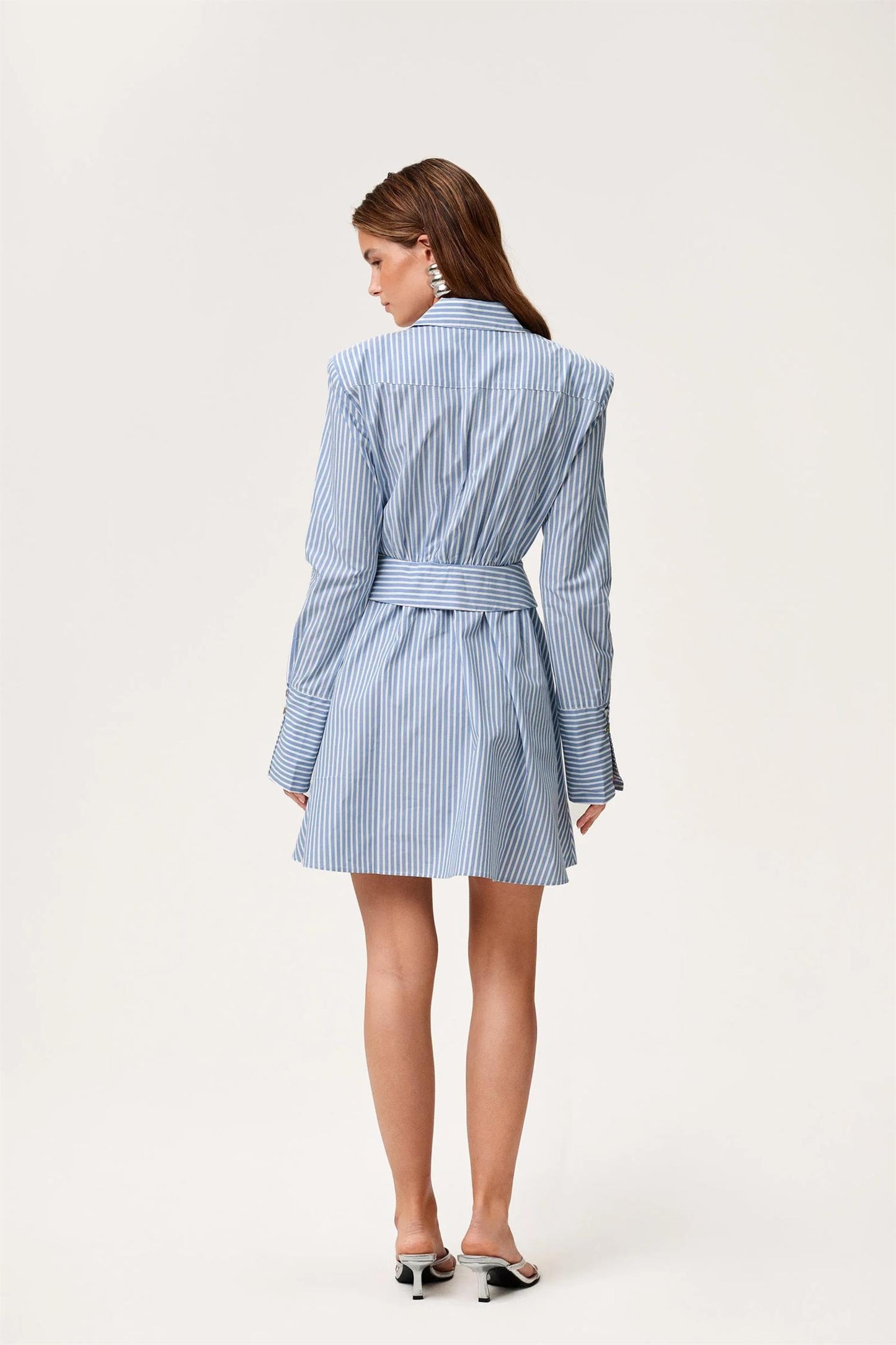 Alassio Dress Blue Stripe