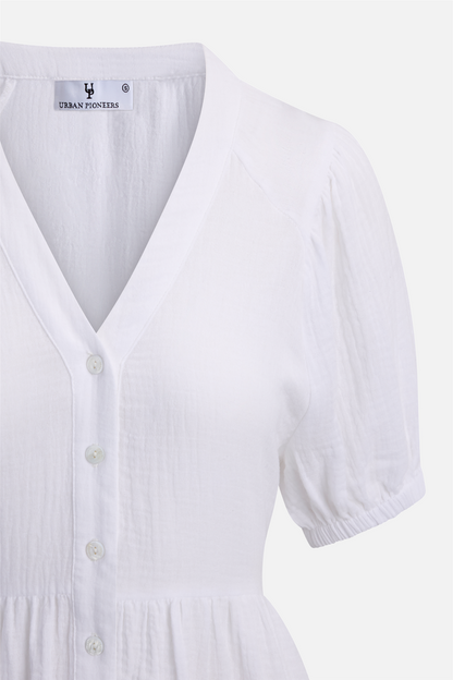 Leontine Dress White.