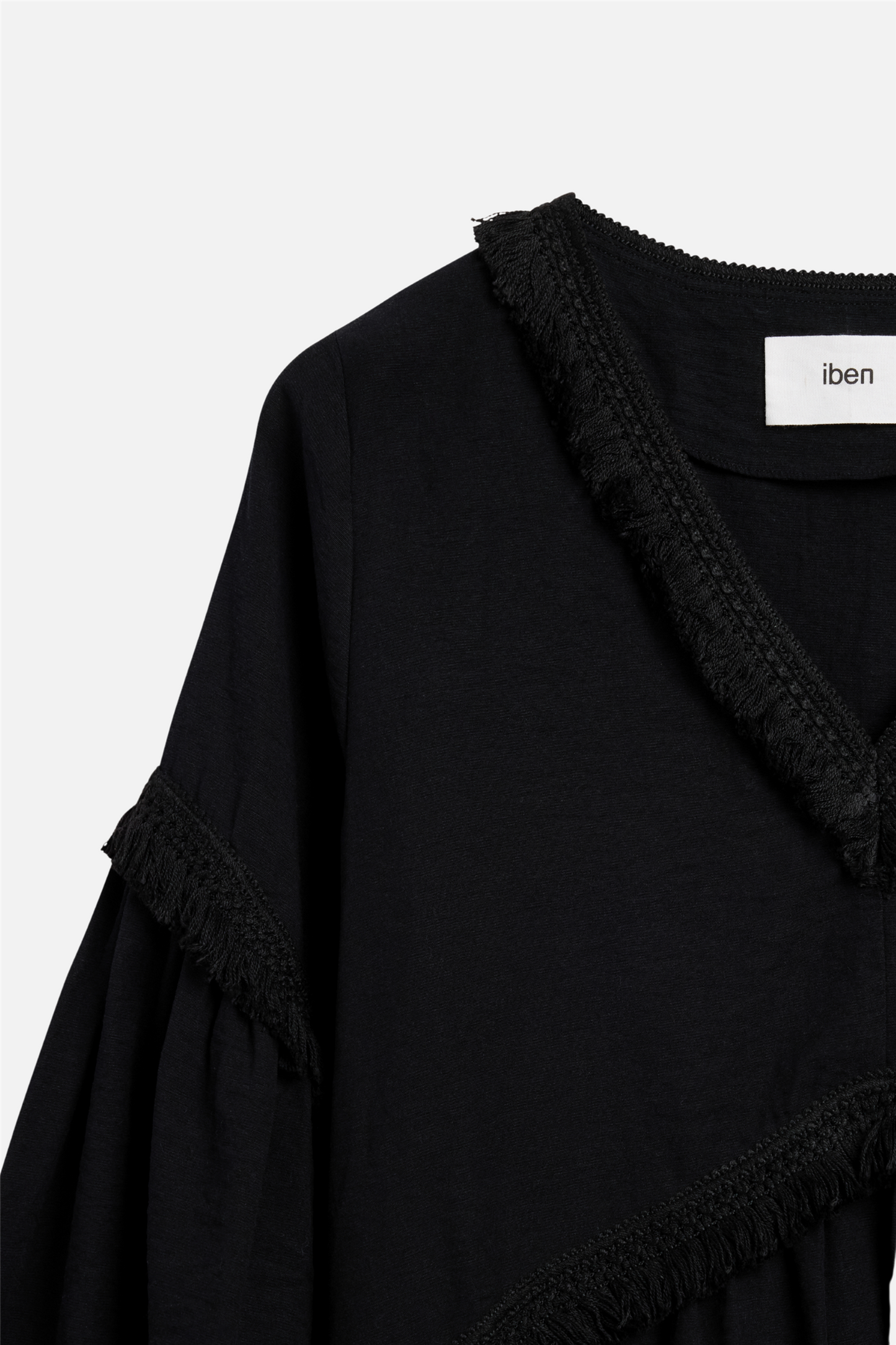 Eden Dress Linen Black