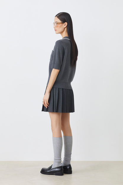 Polka Sweater Carbone
