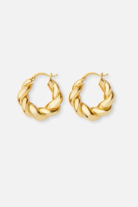 Croissant Hoops Gold