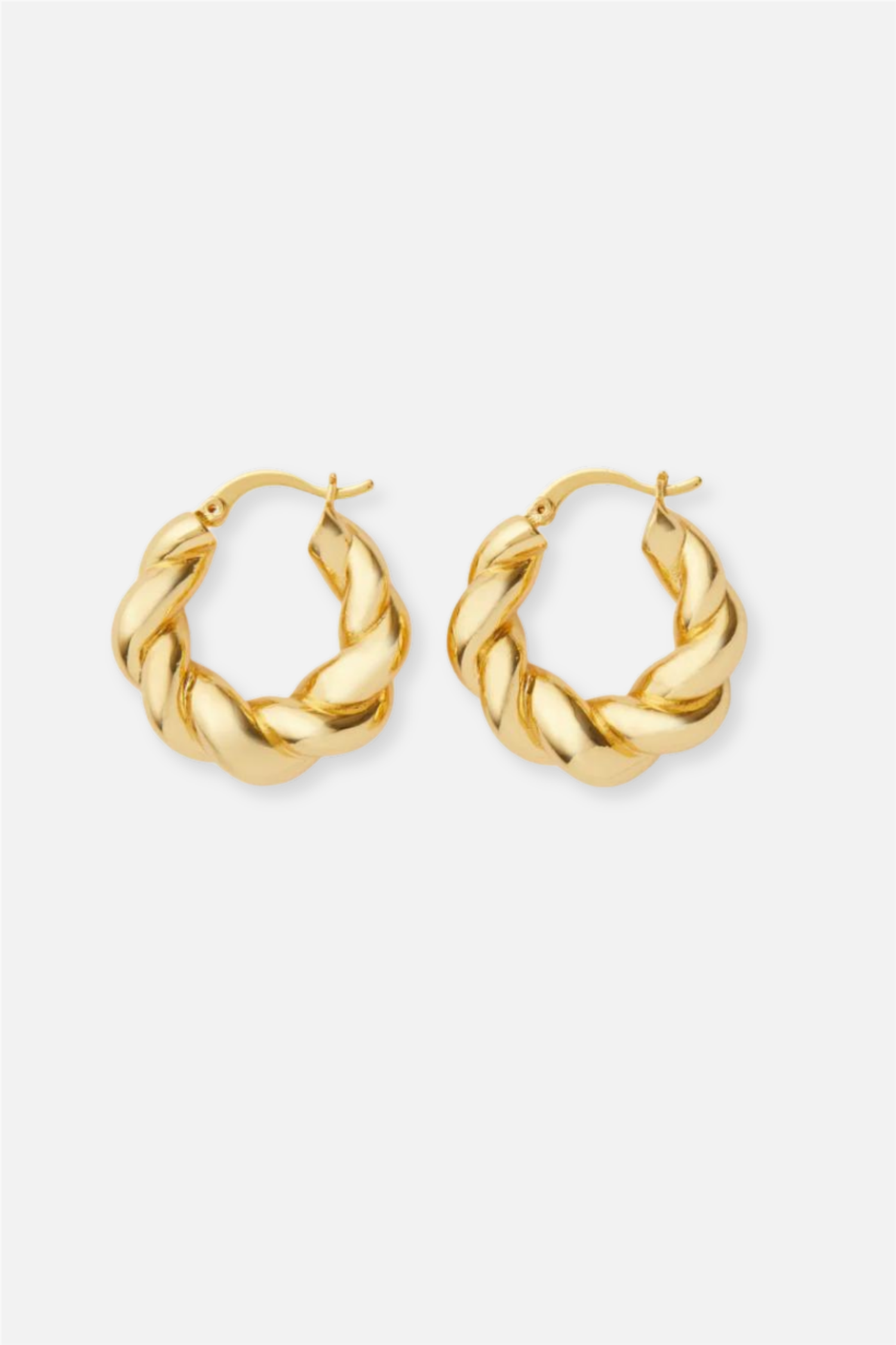 Croissant Hoops Gold.