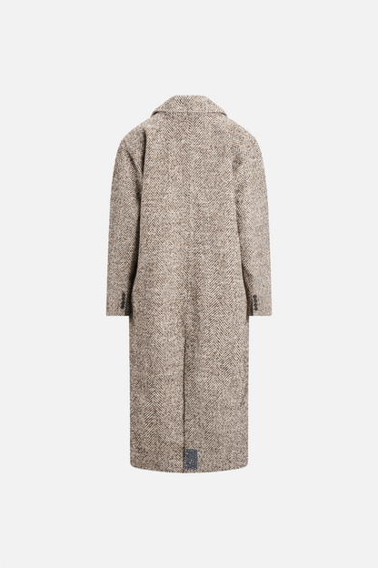 Regntid Coat Brown Herringbone