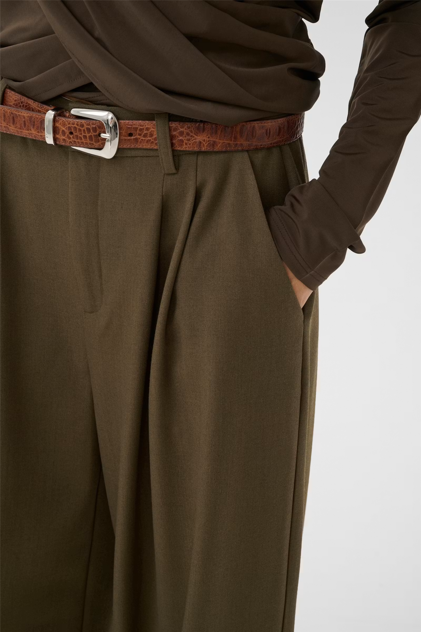 GZstacy MW pants Slate Black Melange.