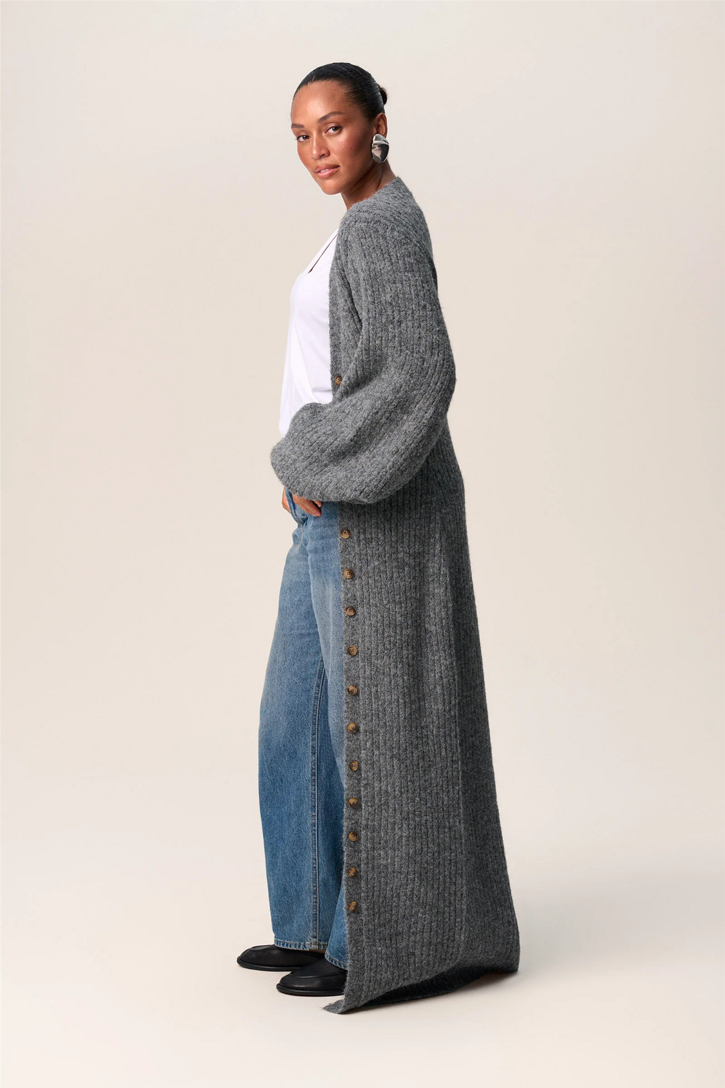 Montana Dress Grey Melange.
