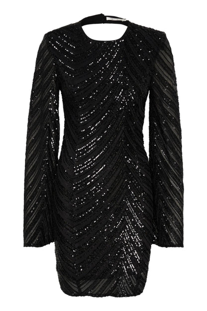 GliraGZ short dress Black Sequins