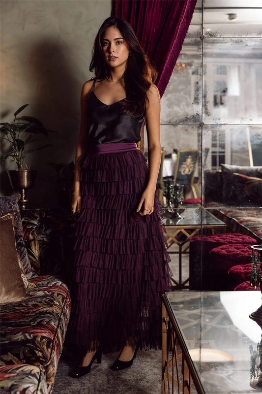 Aimee Skirt Burgunder