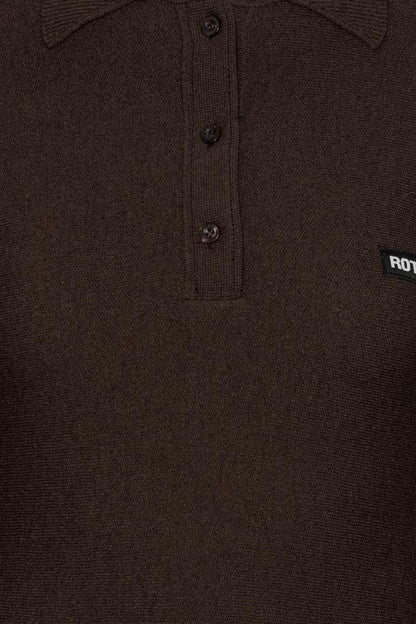 Slinky Knit Polo Dress Molé