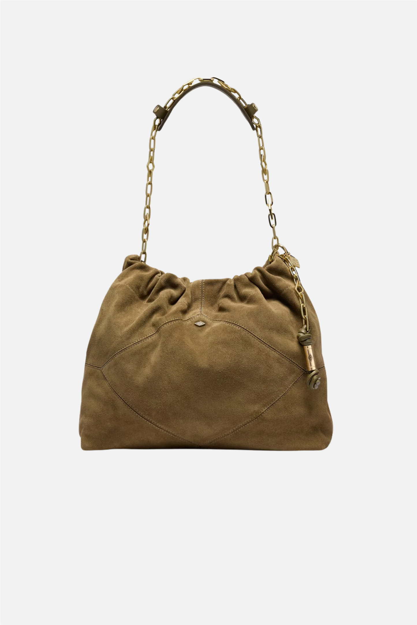 Bag M Suede June Tote Kaki.