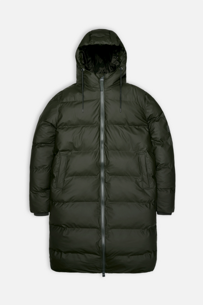 Alta Longer Puffer Jacket W3T4 Green