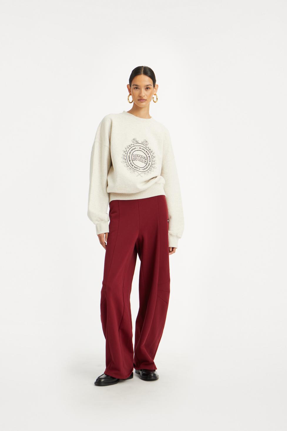 Heavy Sweat Crewneck White Melange