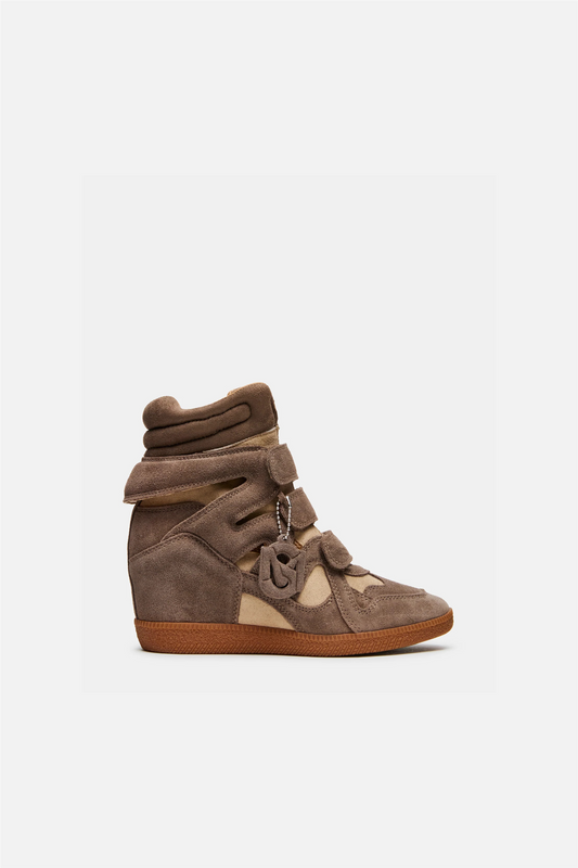 Mavis Taupe Suede