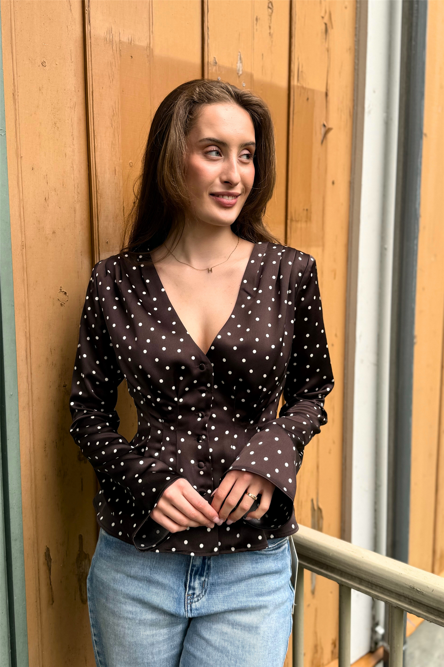 Marmo Blouse Espresso