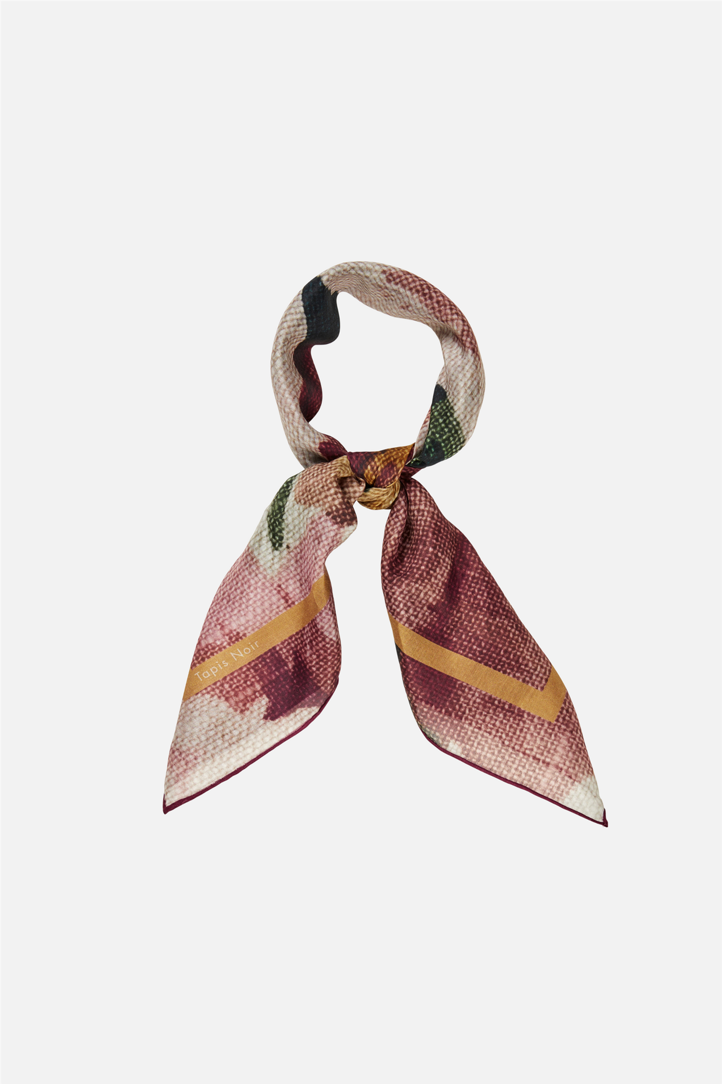 Light Dusty Bloom Scarf Bordeaux