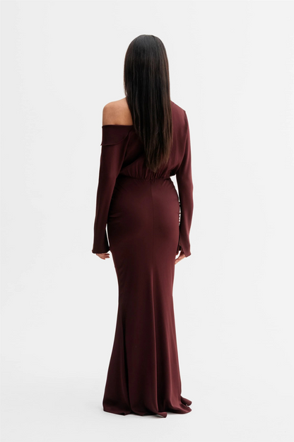Cora Dress Burgundy